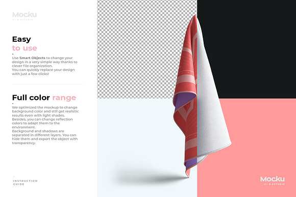 Download Silk Scarf Mockup Creative Photoshop Templates Creative Market