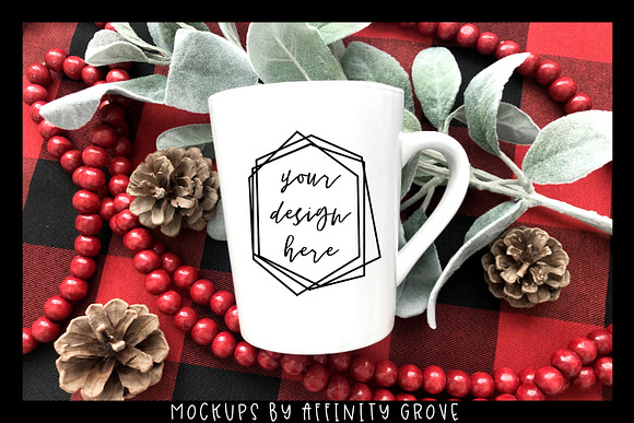 Download Farmhouse Christmas Mug Mockup Creative Photoshop Templates Creative Market