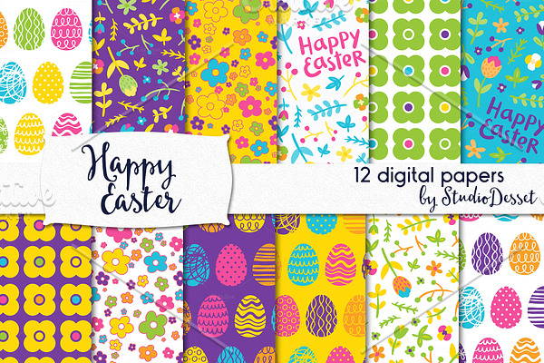 Chalkboard Easter | Custom-Designed Illustrations ~ Creative Market