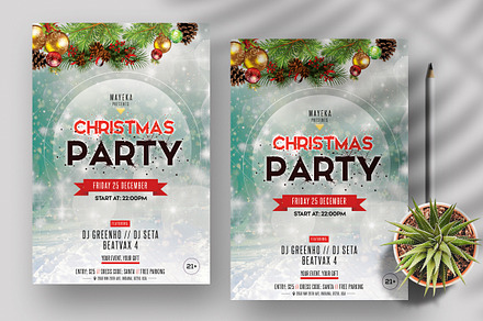 10 Christmas Kit Templates (PSD) - PixelsDesign