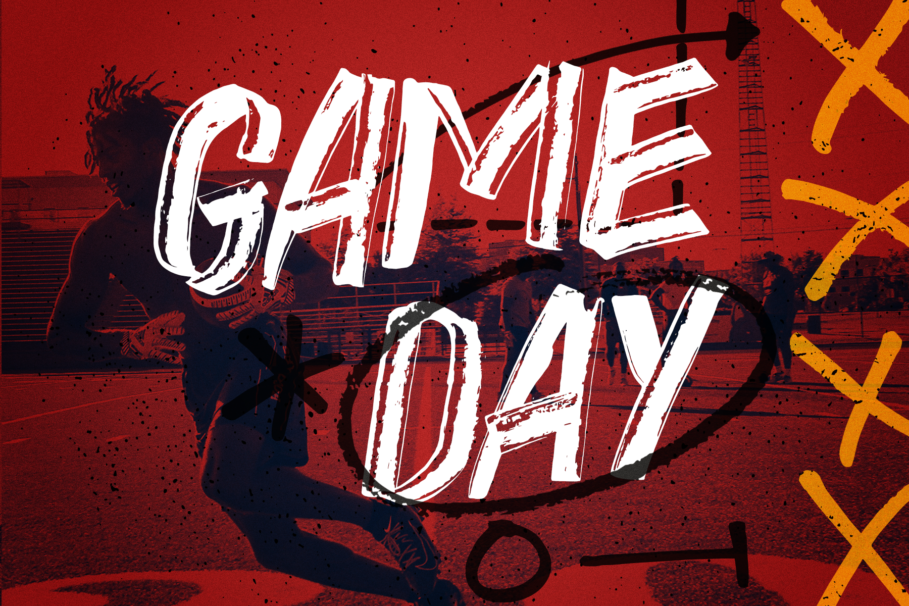 Game Day Hand Drawn Font Extras Stunning Display Fonts Creative Market