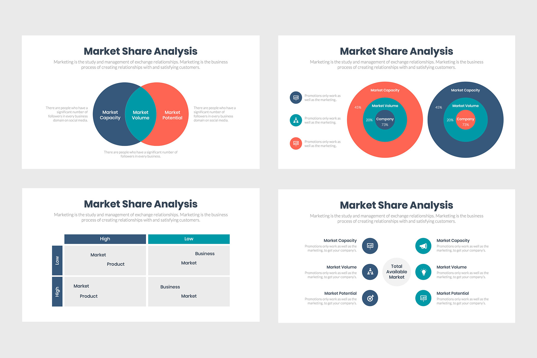 Market Share Analysis | Creative Keynote Templates ~ Creative Market