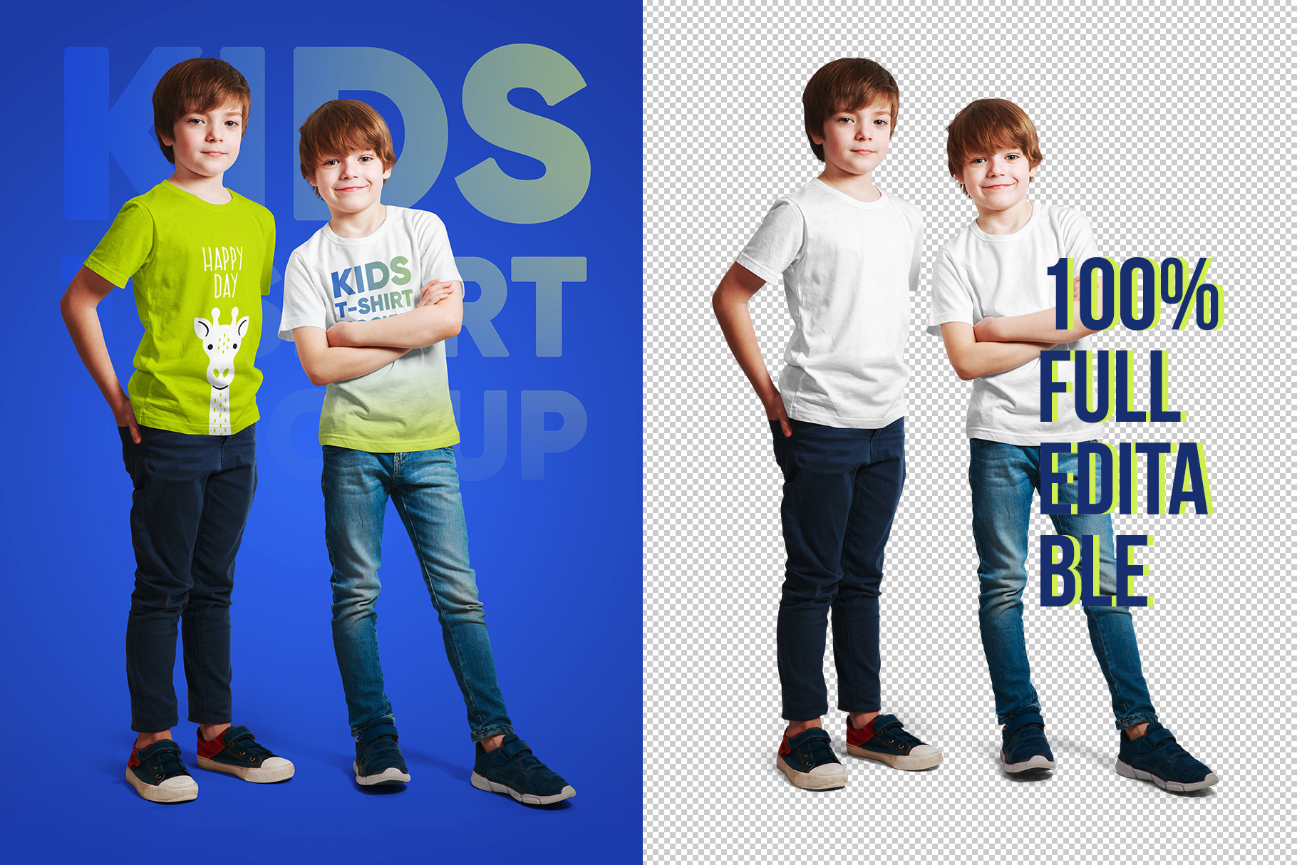 Kids T Shirt Mockup Bundle 02