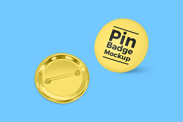 Download Pin Badge Mockup | Creative Photoshop Templates ~ Creative Market