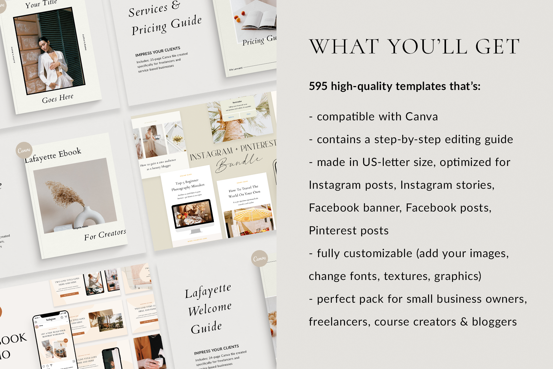 Cyber Monday Bundle | Canva | Magazine Templates ~ Creative Market