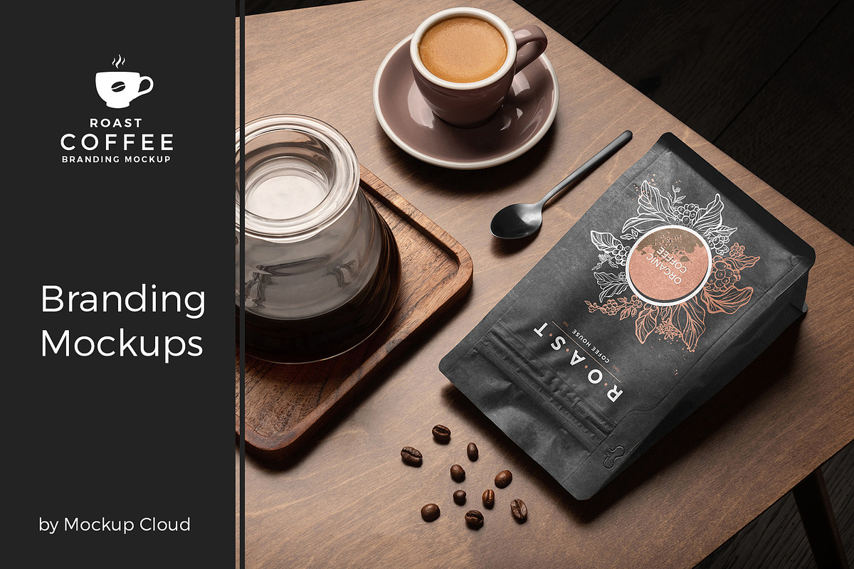 Download Blend - Coffeehouse Branding Mockup | Creative Photoshop ...