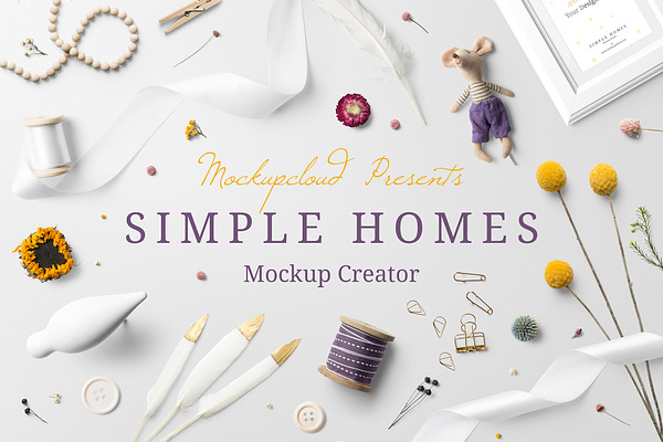 Download Simple Homes Mockup Creator Creative Market