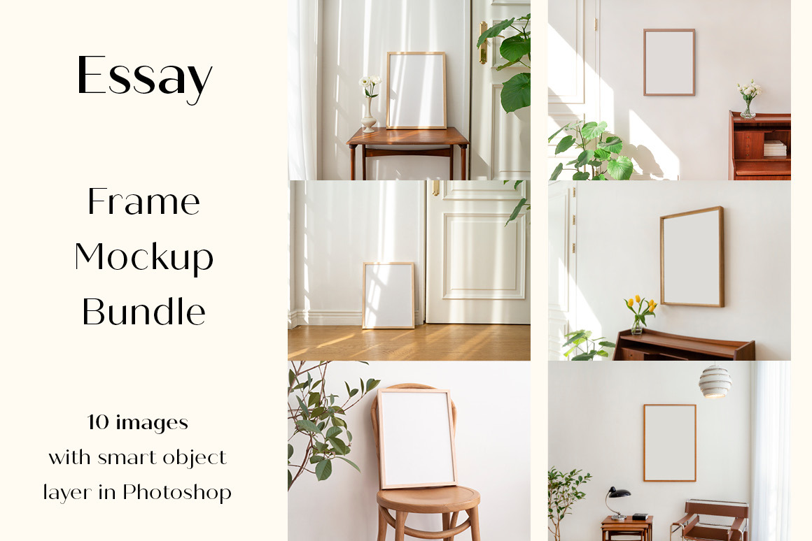 Photo Frame Mockups | Print Templates ~ Creative Market