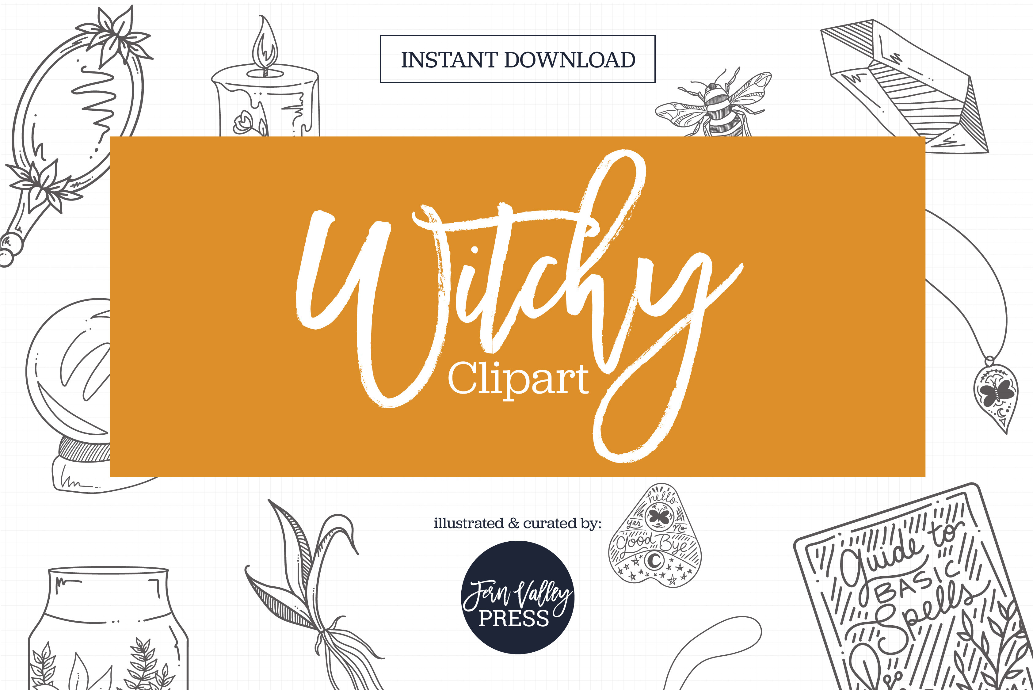 Download Witchy Aesthetic Vector Graphic Pack Pre Designed Photoshop Graphics Creative Market