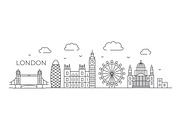 London Line drawing London | Illustrations ~ Creative Market