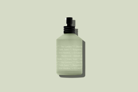 Download Frosted Spray Bottle Mockup Creative Photoshop Templates Creative Market