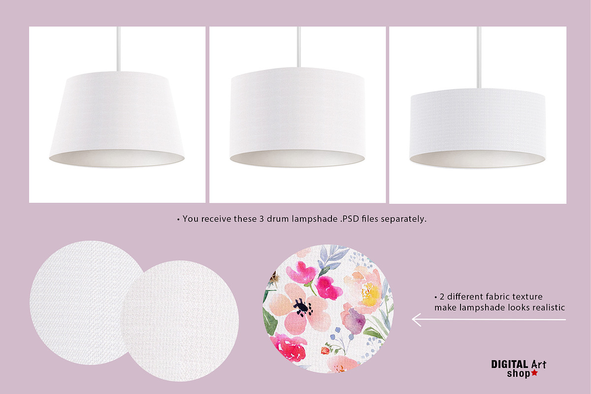 Download Lampshade mockup | Creative Market