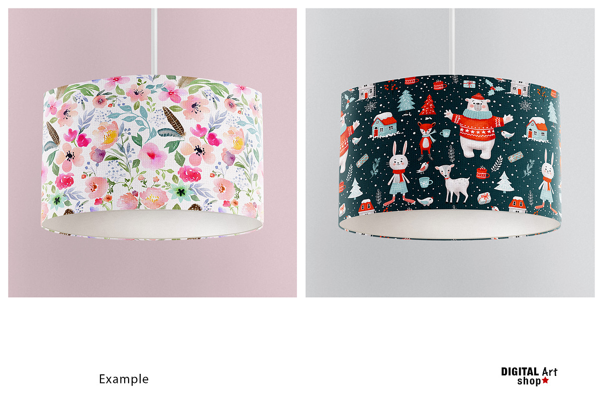 Download Lampshade mockup | Creative Market