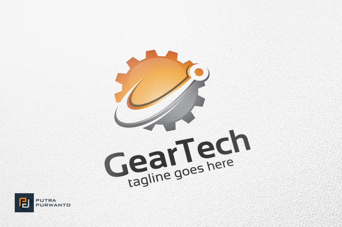 Gear Tech - Logo Template | Branding & Logo Templates ~ Creative Market