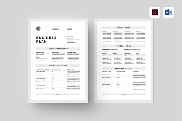 Proposal | MS Word & Indesign | Creative InDesign ...