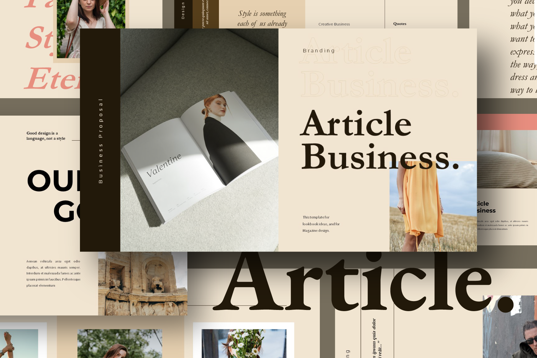 article presentation template