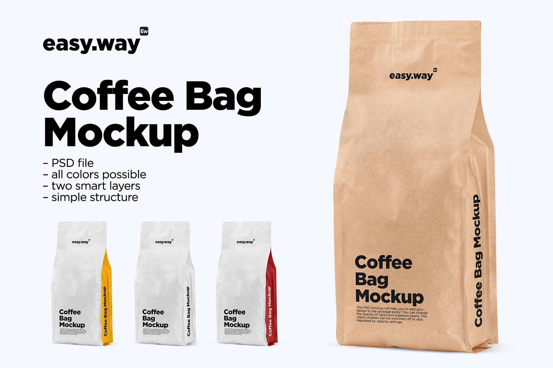 Download Paper Coffee Bag Psd Mockup Creative Photoshop Templates Creative Market