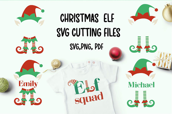 Download Christmas Elf Svg Cutting Files Pre Designed Photoshop Graphics Creative Market