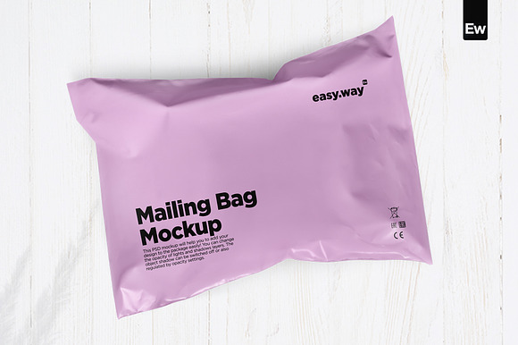 Download Mailing Bag Psd Mockup Creative Photoshop Templates Creative Market