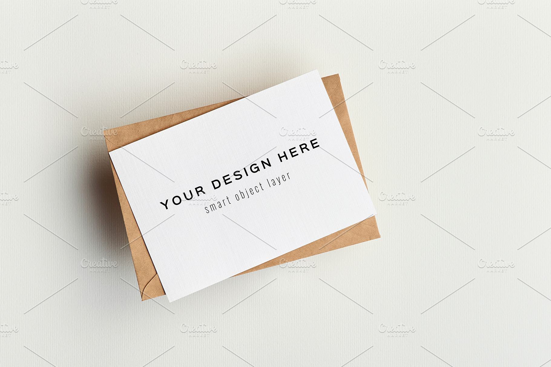 Download A6 Greeting Card Mockup Creative Photoshop Templates Creative Market