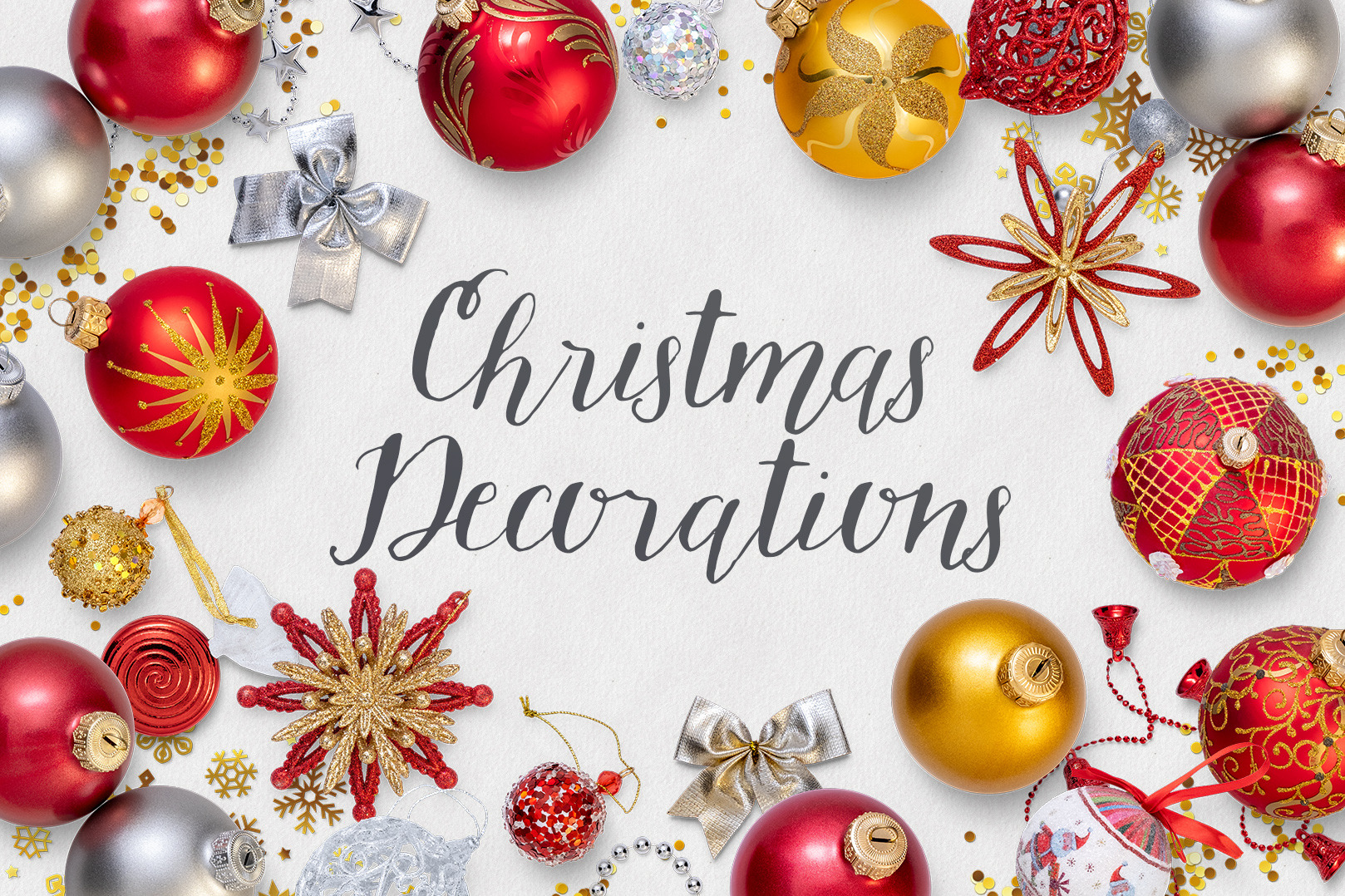 Christmas Decorations | Pre-Designed Photoshop Graphics ~ Creative Market