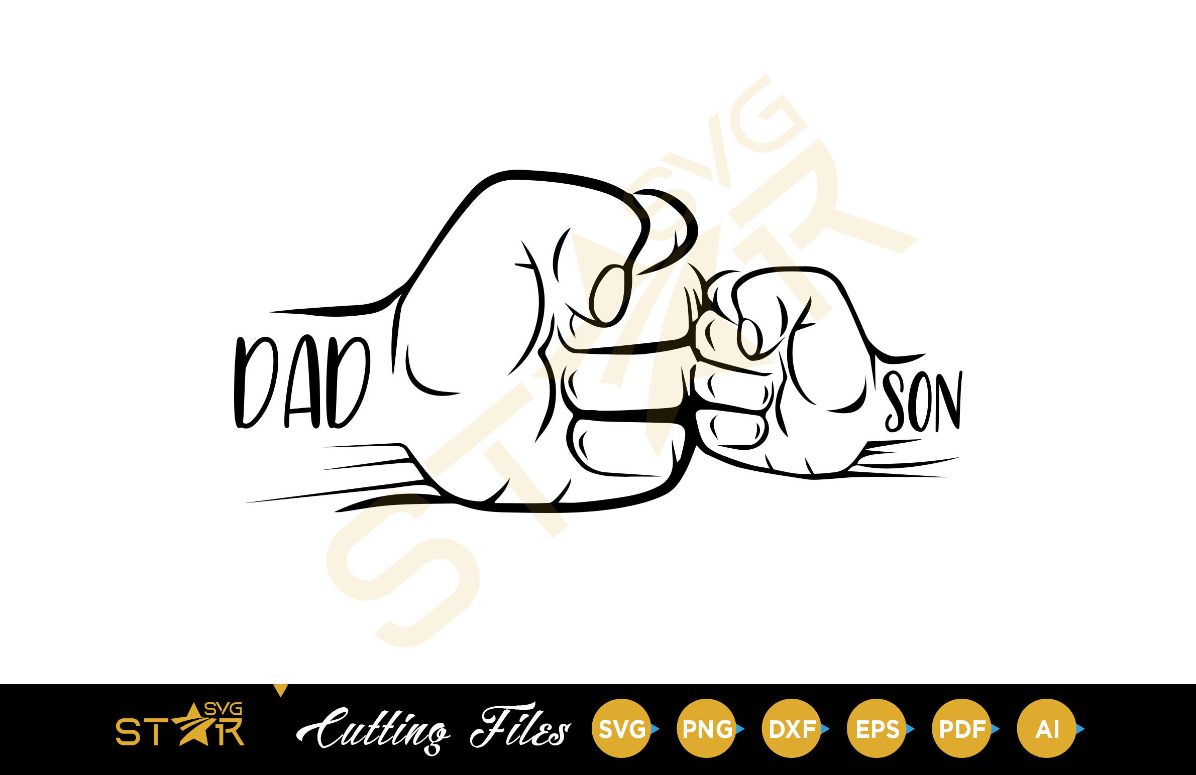 Fist Bump svg cricut shirt file | Graphic Objects ~ Creative Market