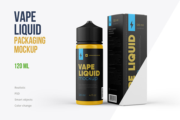 Download Vape Dropper Bottle Mockup 30ml | Creative Photoshop Templates ~ Creative Market