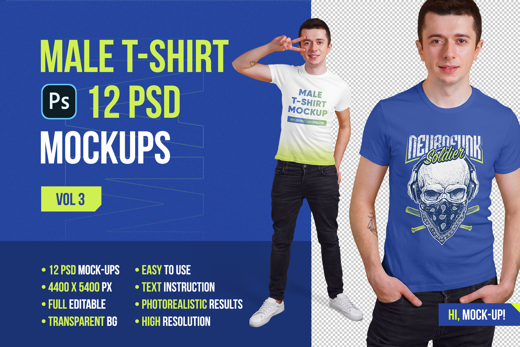 Male T Shirt Psd Mockups Creative Market