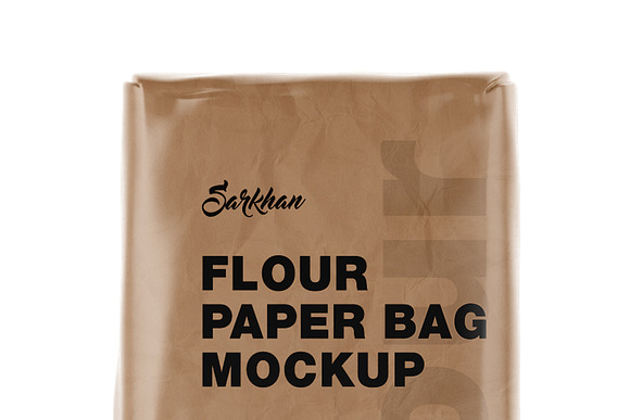 Download Kraft Paper Flour Bag Mockup Creative Photoshop Templates Creative Market