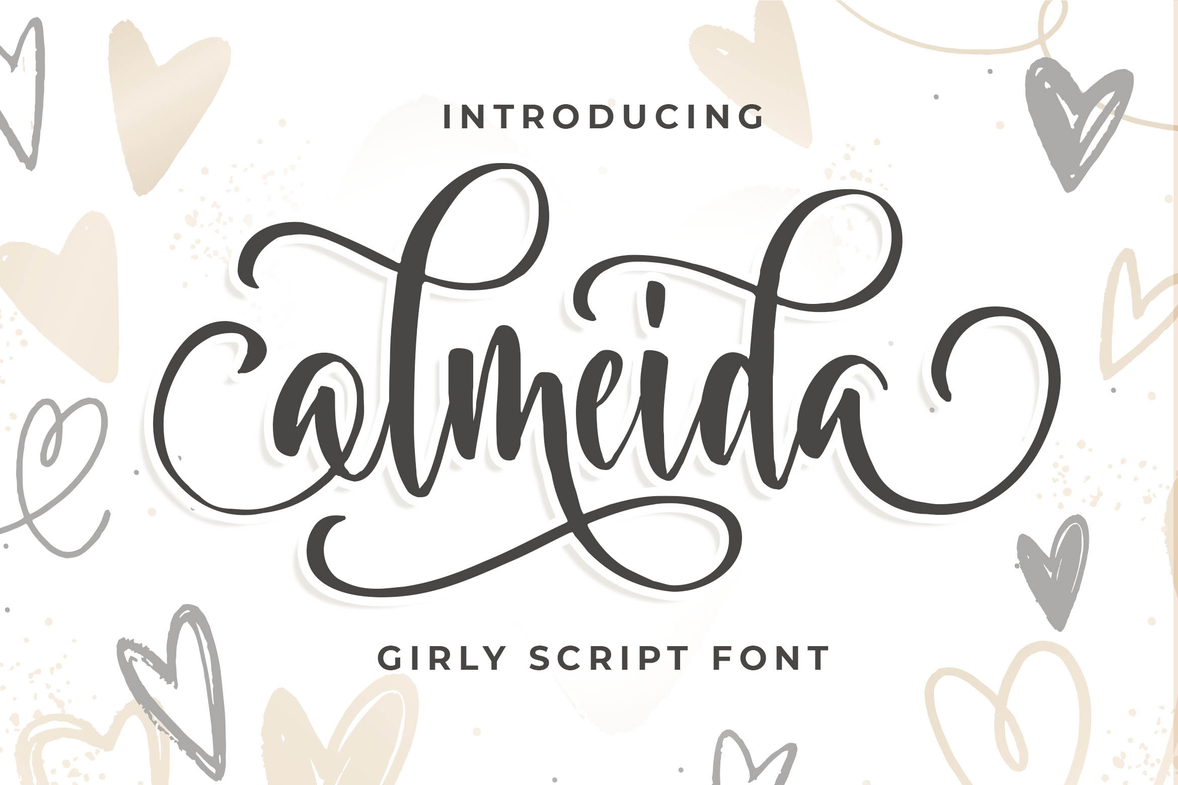 Almeida Girly Script Font | Script Fonts ~ Creative Market