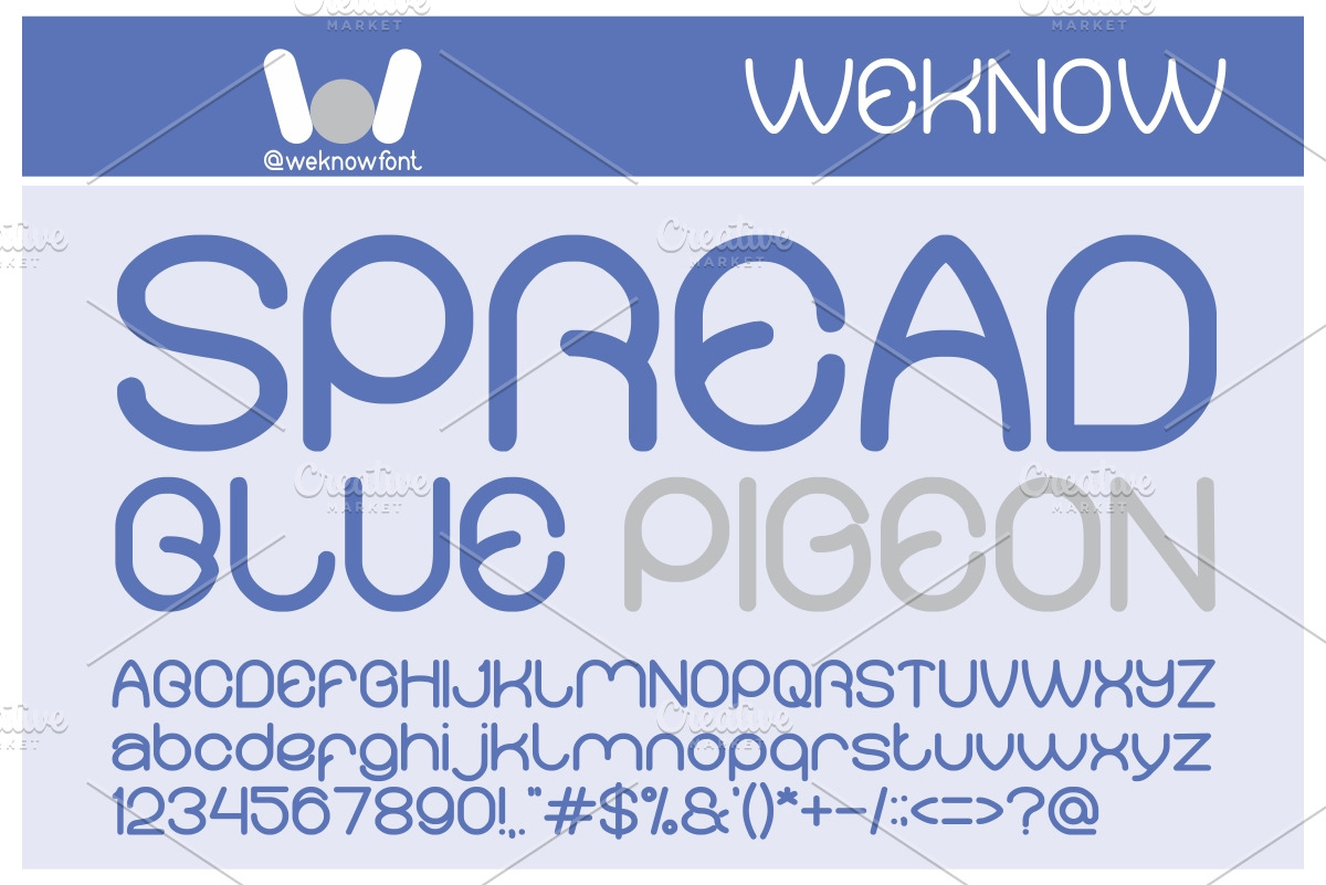 merpati putih font | Creative Market