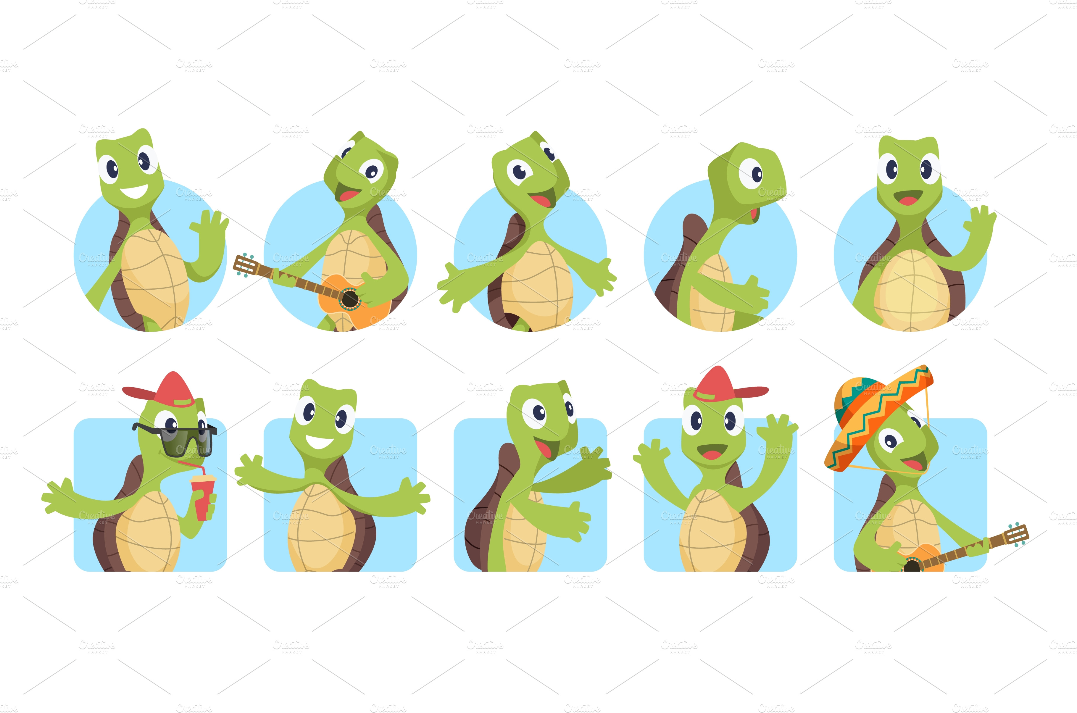 cartoon-turtles-avatars-greetings-background-graphics-creative-market