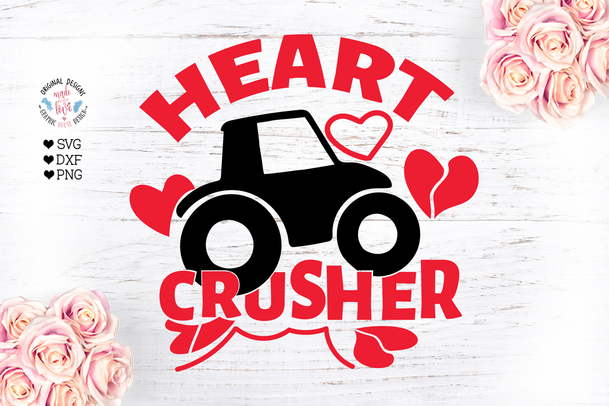 Download Heart Crusher Svg Kids Valentines Pre Designed Photoshop Graphics Creative Market