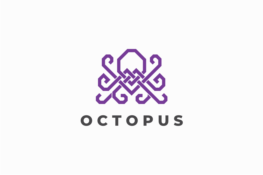 Abstract Octopus Logo | Branding & Logo Templates ~ Creative Market