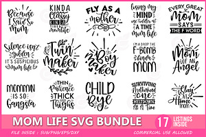 Download Mom Life Svg Bundle