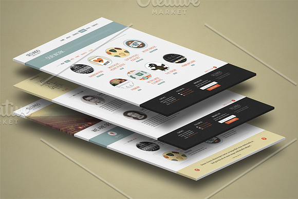 Download 3d Website Display Mockup Creative Photoshop Templates Creative Market