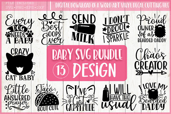 Download Baby Born Svg Bundle Pre Designed Illustrator Graphics Creative Market