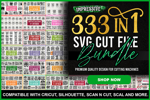 Giant Svg 500 Design Bundle Pre Designed Illustrator Graphics Creative Market