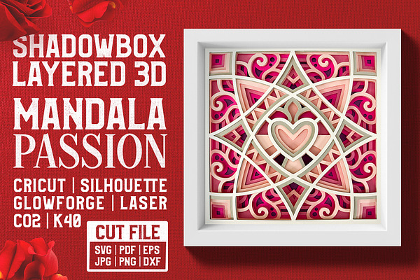 Download Mandala Md01 3d Layered Svg Cut File Pre Designed Vector Graphics Creative Market