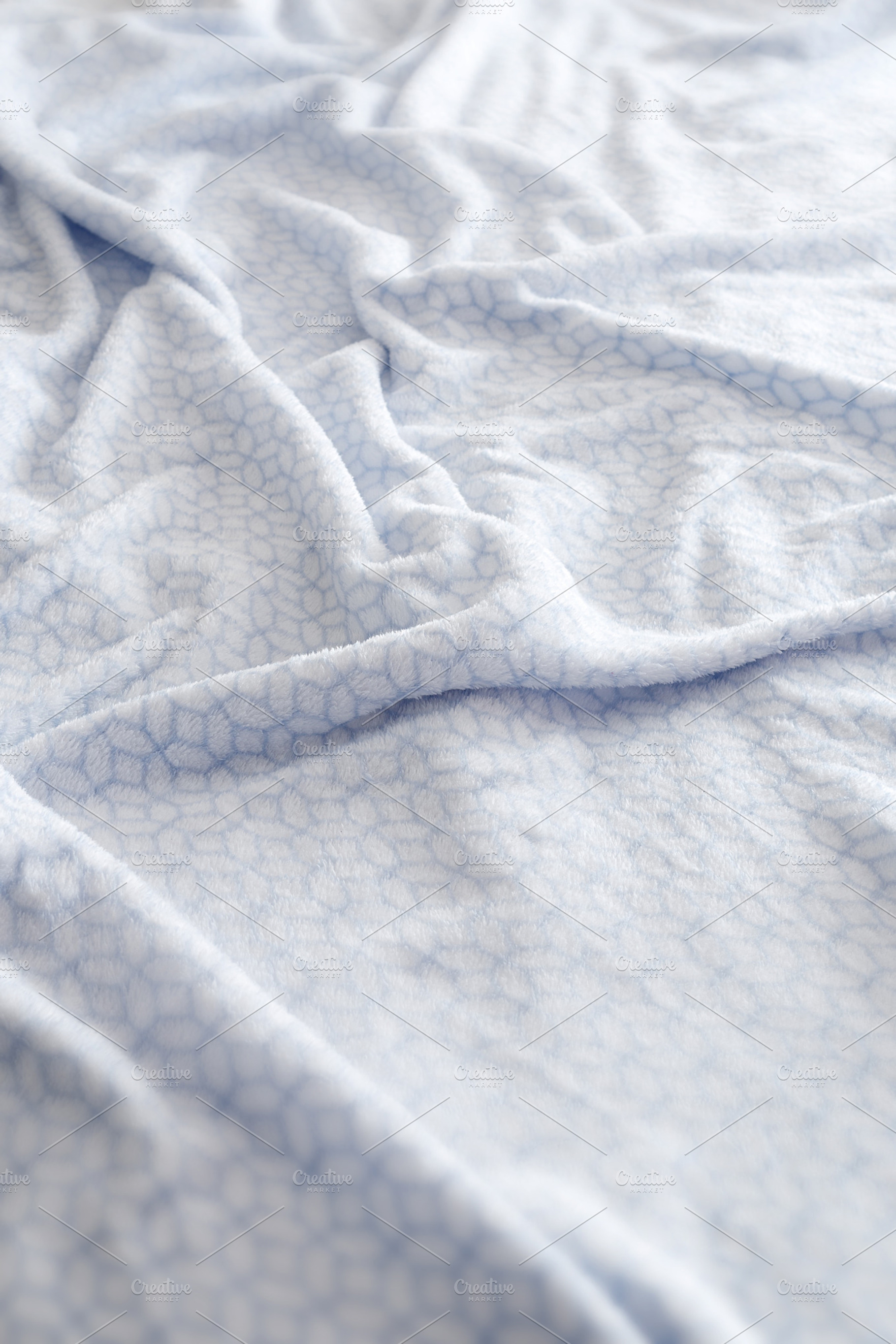 Comfortable bed sheet background stock photo containing bed and bedding