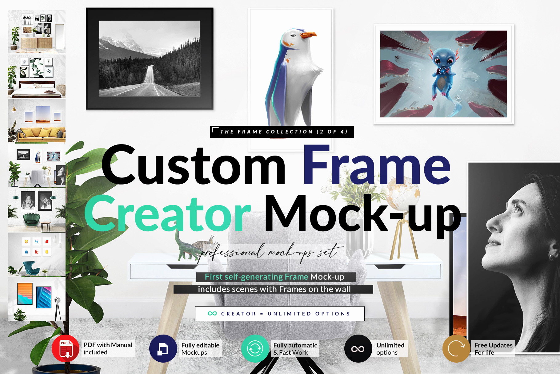 Download Automatic Frame Creator Scenes Creative Photoshop Templates Creative Market