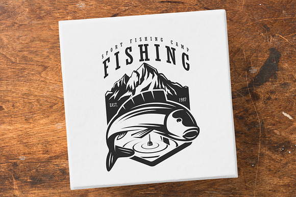 Fishing and hunting  Sports Illustrations ~ Creative Market