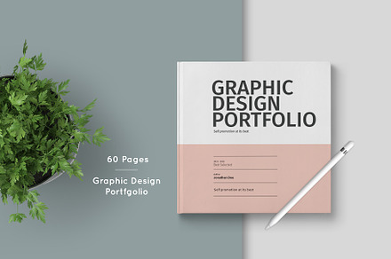 Graphic Design Portfolio Template | InDesign Templates ~ Creative Market