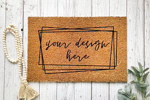 Download Doormat Mock Up | Creative Market