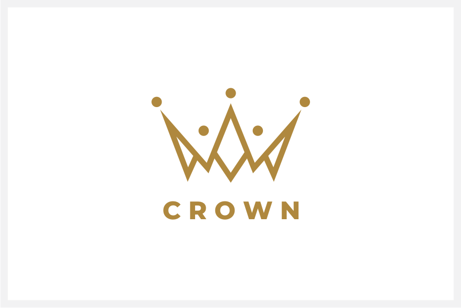 Abstract Crown Logo Template | Branding & Logo Templates ~ Creative Market