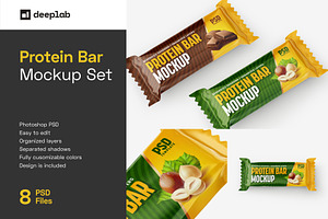 Download Protein Bar Mockup Set Snack Creative Market