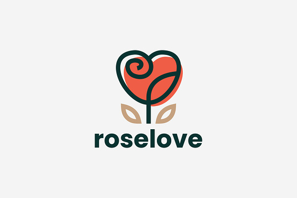 rose flower love heart valentine | Creative Illustrator Templates