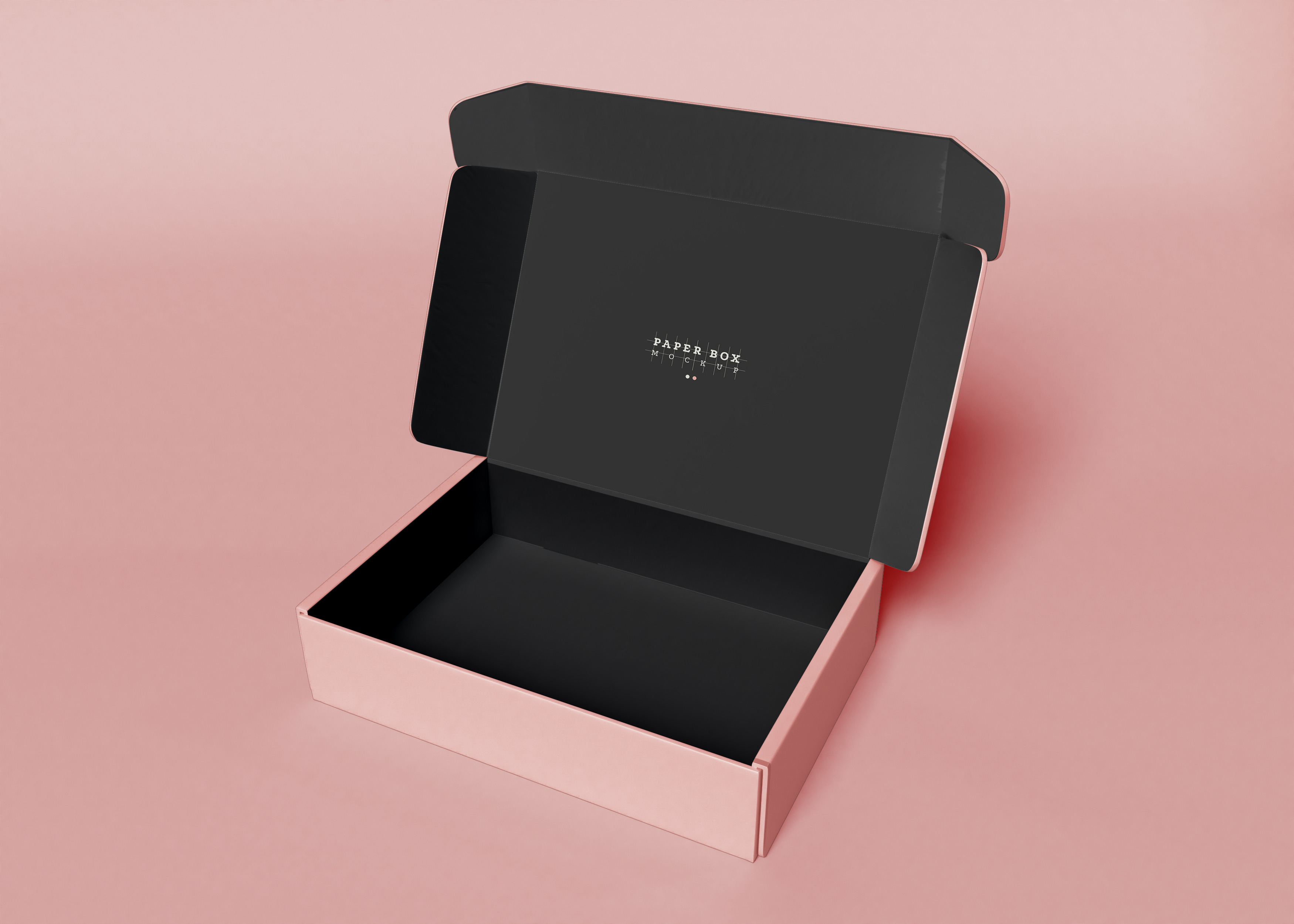 Opened Box Mockup Packaging Mockups ~ Creative Market