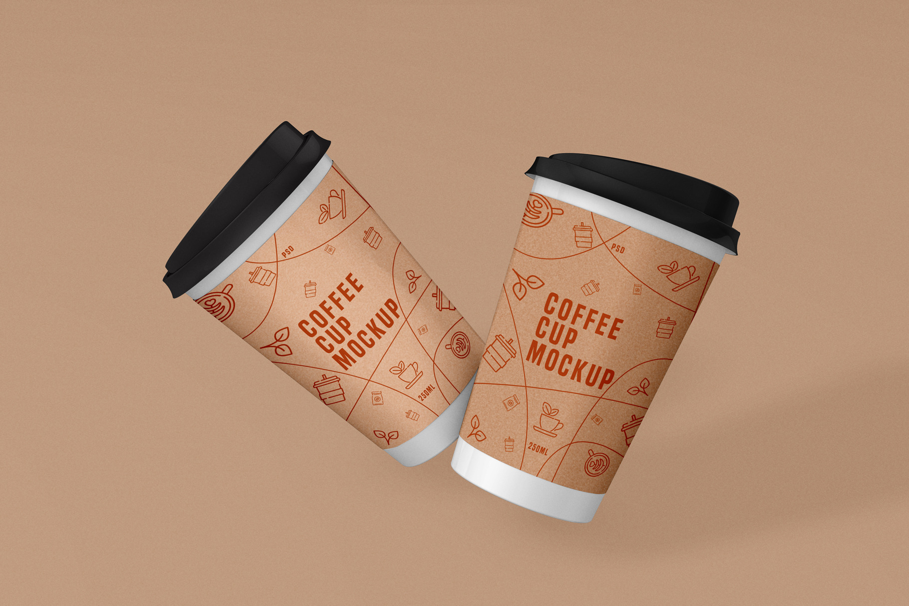 Download Coffee Cup Packaging Mockup Creative Photoshop Templates Creative Market