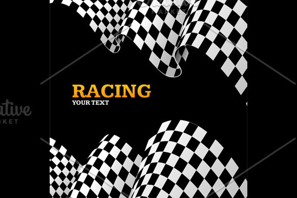 Racing Background. Vector | Pre-Designed Illustrator Graphics